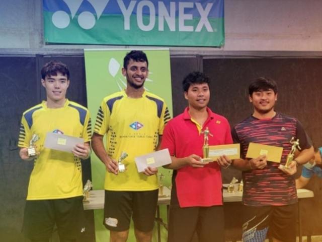 gerald sibayan win badminton