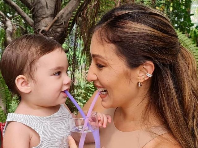 Solenn Heussaff and daughter Thylane