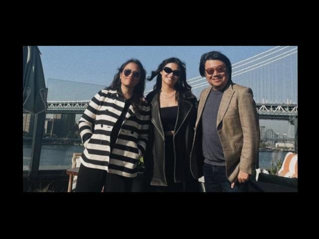 Liza Soberano with Kevin Kwan