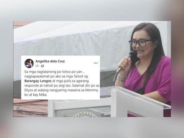 Angelikas house robbed