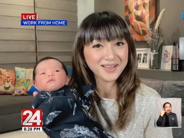 Iya Villania and baby Alana Lauren