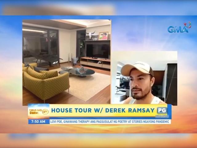 Derek Ramsay house tour