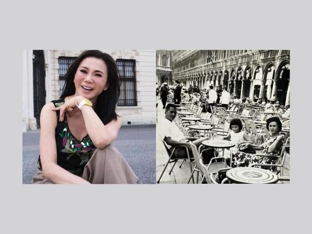 Vicki Belo and her parents 