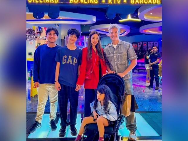 Troy Montero and Aubrey Miles family