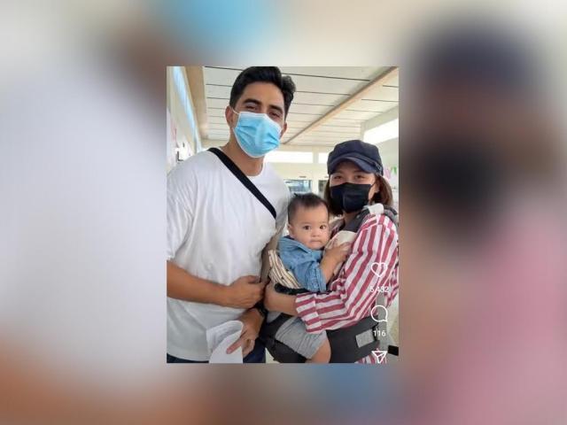 Joyce Pring Juancho Trivino and Baby Eliam