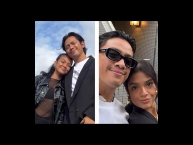 Angelique Manto and David Guison in Japan