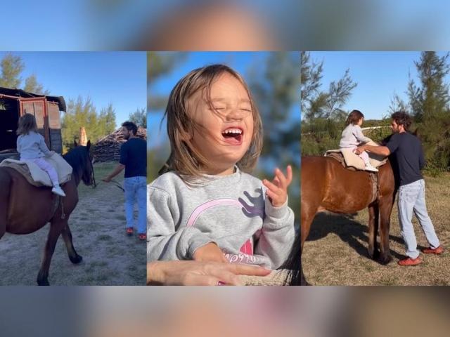 Nico Bolzico and Thylane Bolzico