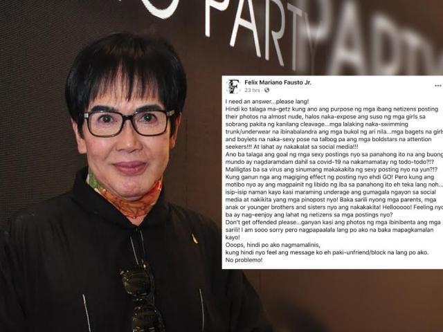 Fanny Serrano reacts to racy photos on social media