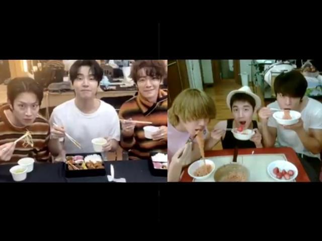 Henry Lau with Heechul and Donghae