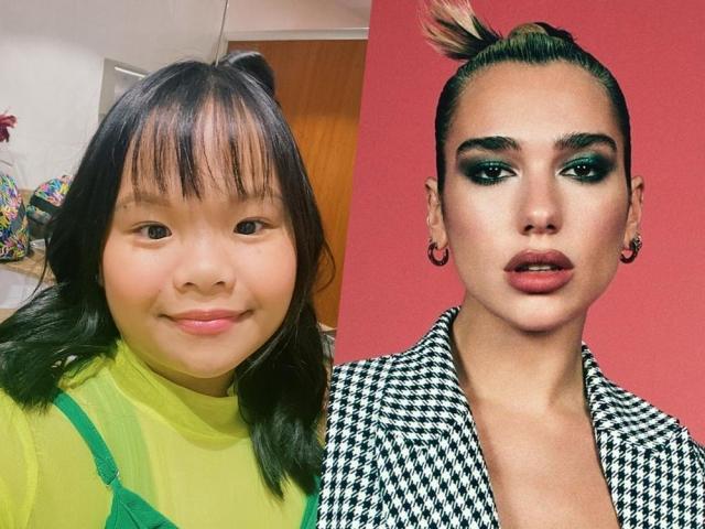 Ryzza Mae Dizon and Dua Lipa