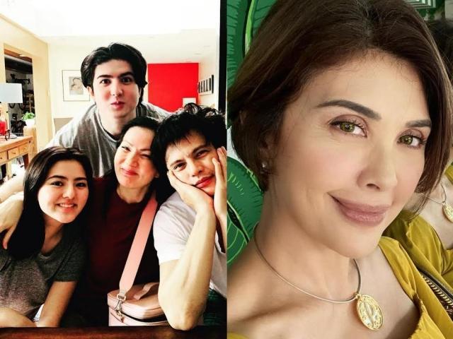 Pops Fernandez and Legaspi family