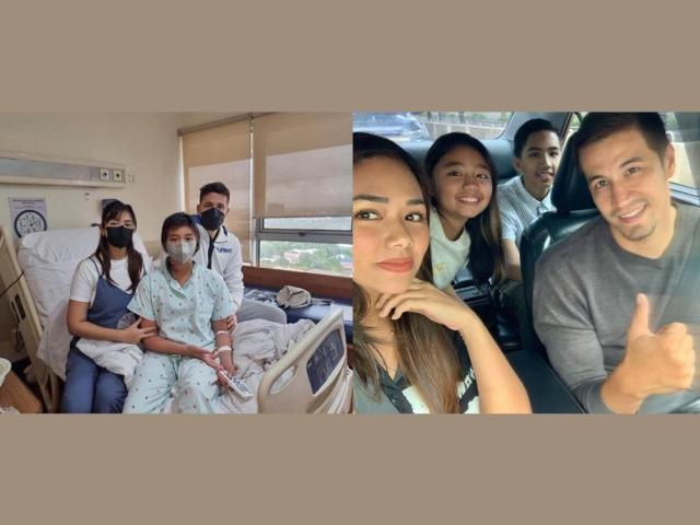 Danica Sotto, Marc Pingris, Mic, and Caela