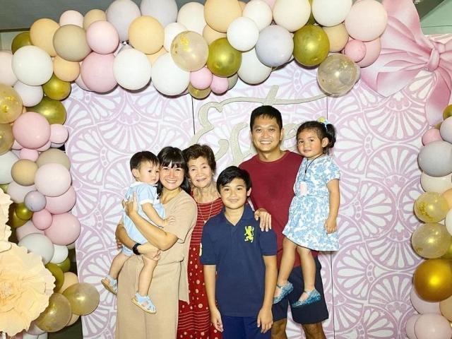 Camille Prats and her family