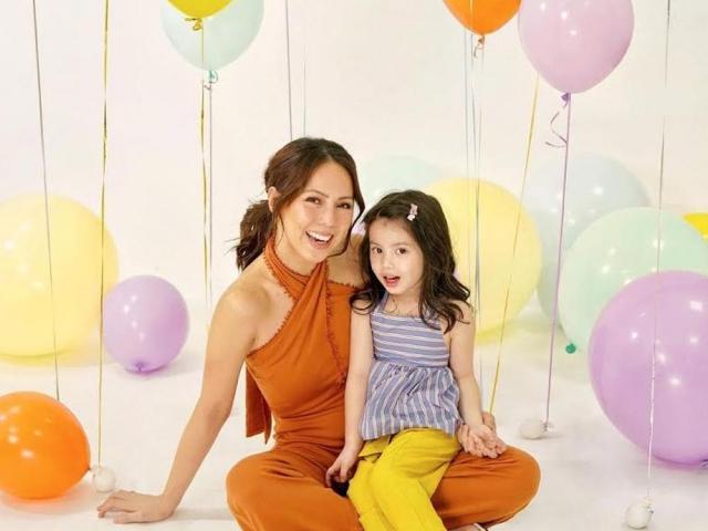 Andi Manzano with Olivia