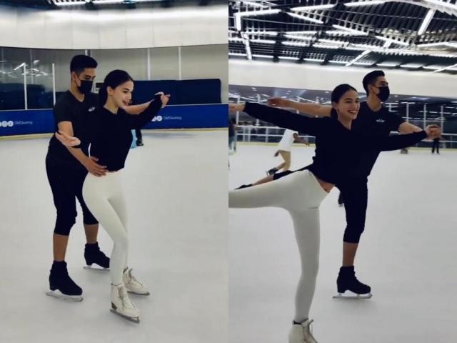 Roxie Smith and Michael Martinez