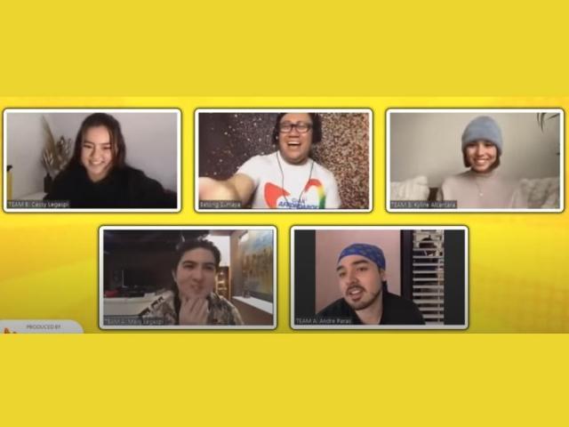 Betong Sumaya Mavy Legaspi Cassy Legaspi Andre Paras Kyline Alcantara in Quiz Beh