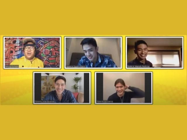 Gil Cuerva David Licauco Manolo Pedrosa in Quiz Beh