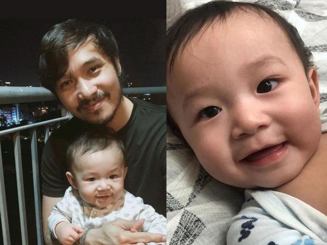 Kean Cipriano and son Salem