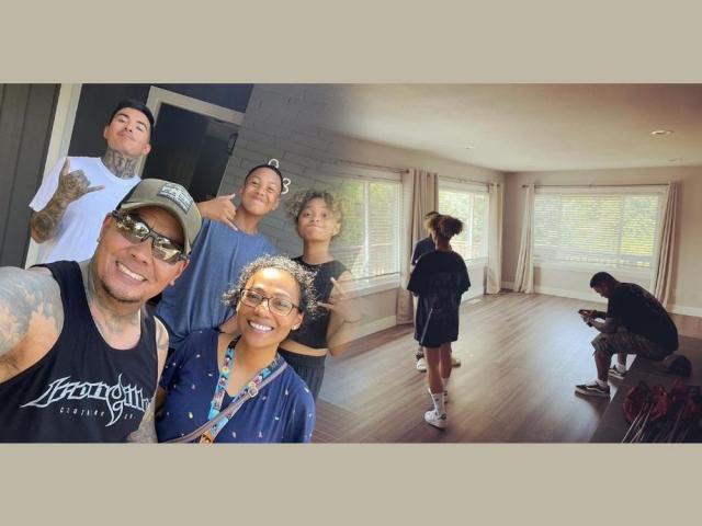 Jaya and family in the US