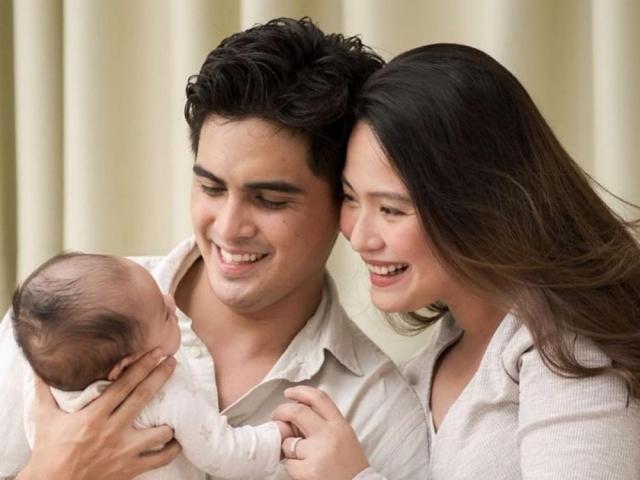 Joyce Pring Juancho Triviño and Baby Eliam 