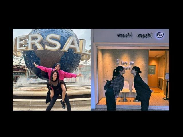 Kylie Padilla and Andrea Torres in Singapore