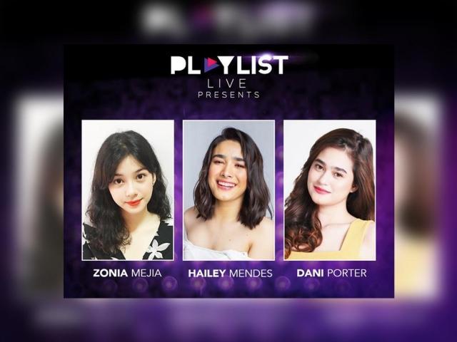 Zonia Mejia, Hailey Mendes, Dani Porter on Playlist Live