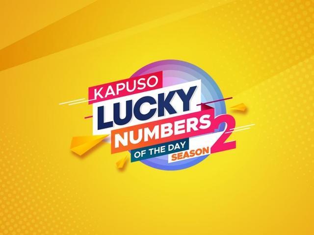 Kapuso Lucky Numbers of the Day