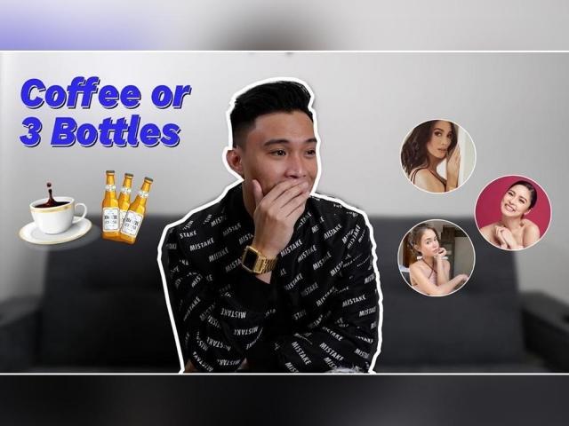 Edgar Allan Guzman take on coffee or 3 bottles challenge