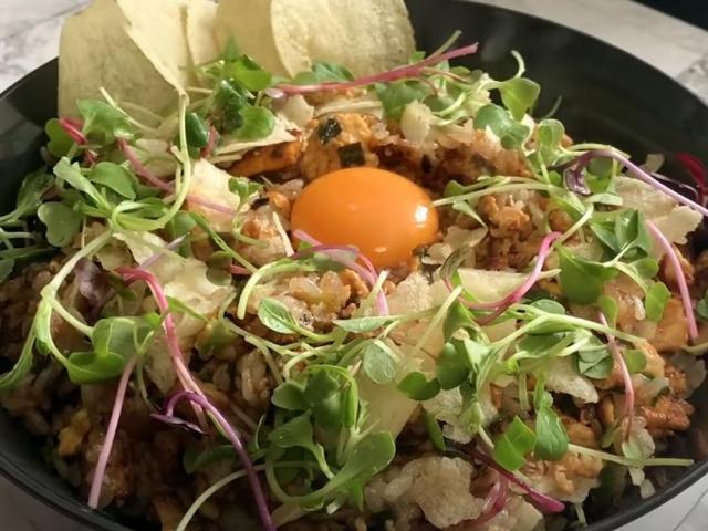 Potato chip fried rice from Weathering with you