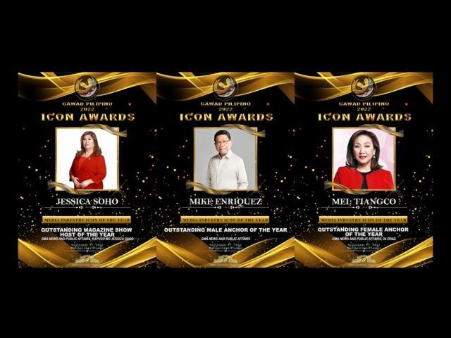 Jessica Soho, Mike Enriquez and Mel Tiangco