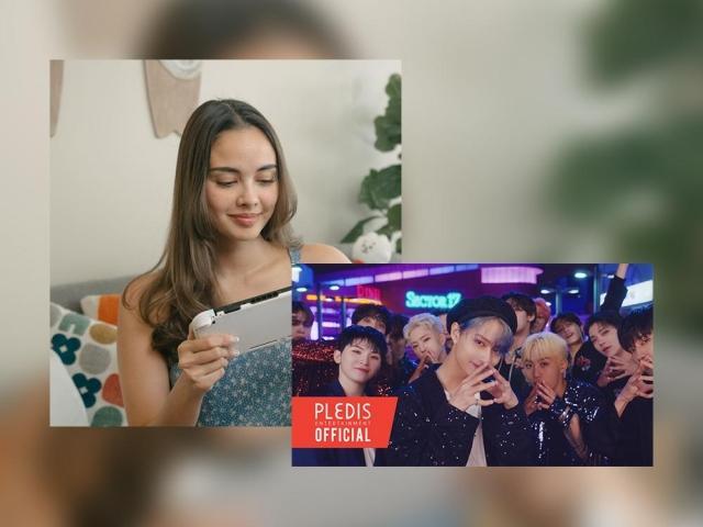Megan Young and SEVENTEEN