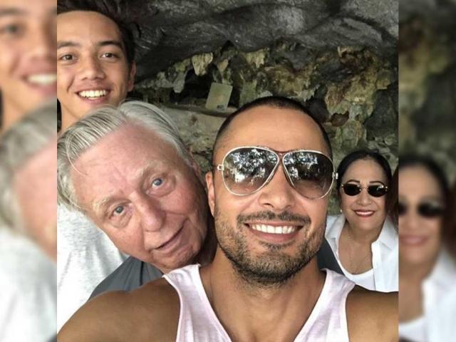 Derek Ramsay with family