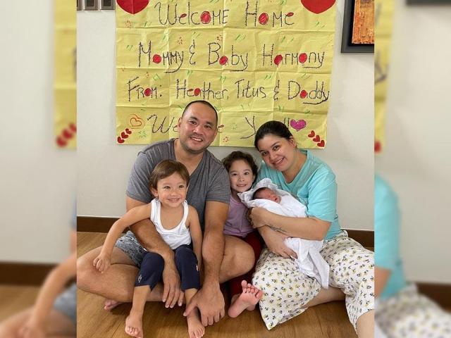 Nadine Samonte and family