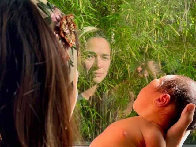 Jennylyn Mercado and baby