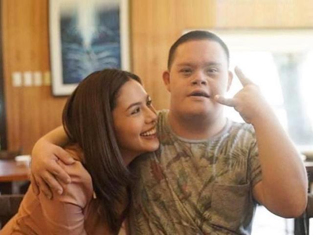 Vickie Rushton and Kian