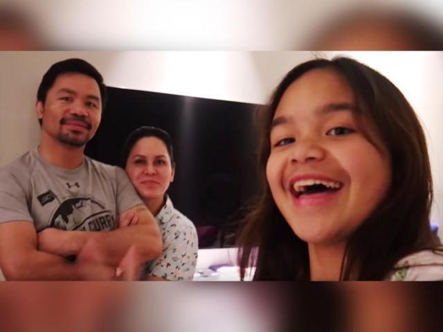 Jinkee and Princess Pacquiao prank Manny Pacquiao