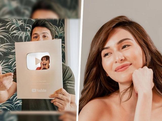 Jennylyn Mercado receives Silver Play Button