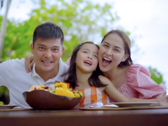 Dingdong Dantes, Marian Rivera, and Zia Dantes