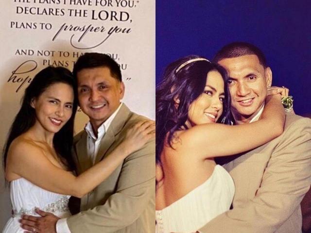 LJ Moreno and Jimmy Alapag recreate wedding photo