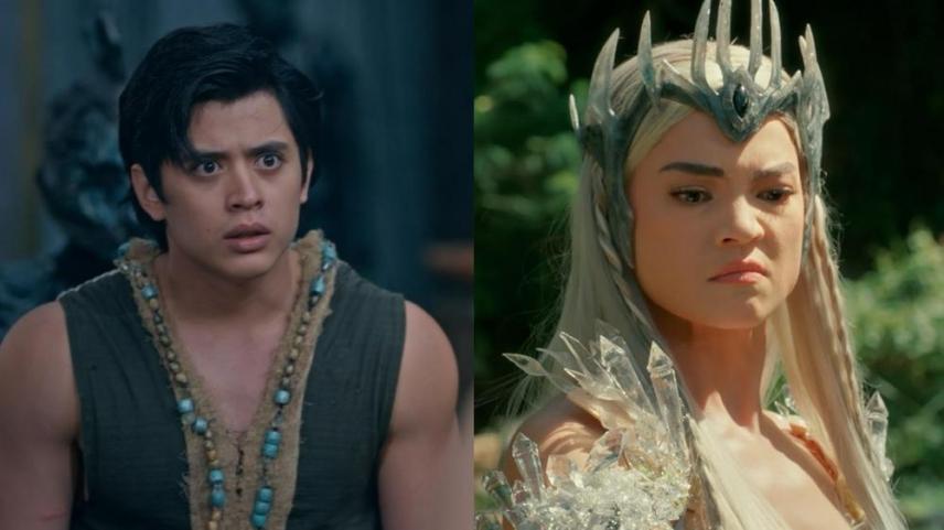 Kelvin Miranda as Adamus and Rhian Ramos as Mitena in Encantadia Chronicles Sanggre