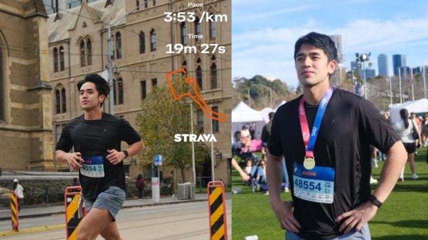 david licauco at Run Melbourne 2026