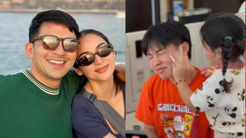 Jennylyn Mercado and stepson Calix