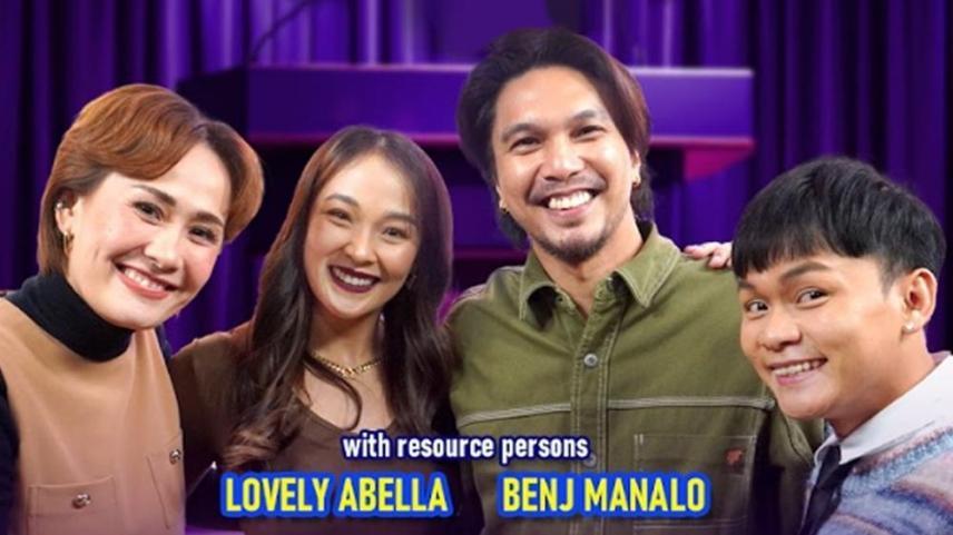 Lovely Abella and Benj Manalo