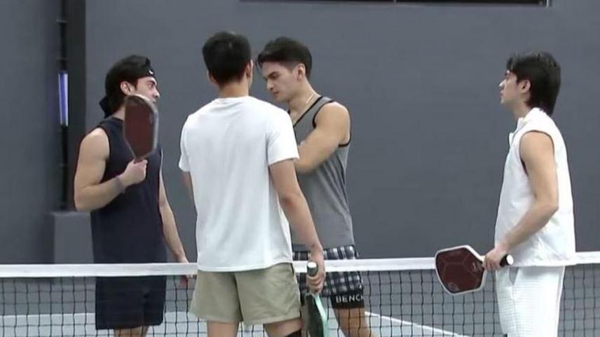 Sparkle artists friendly pickleball match