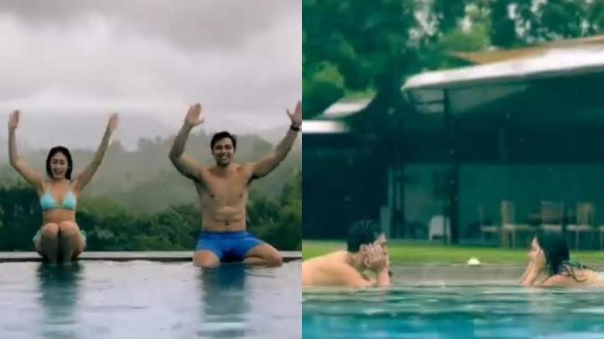 Elle Villanueva and Derrick Monasterio