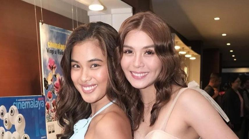 Shuvee Etrata and Ashley Ortega