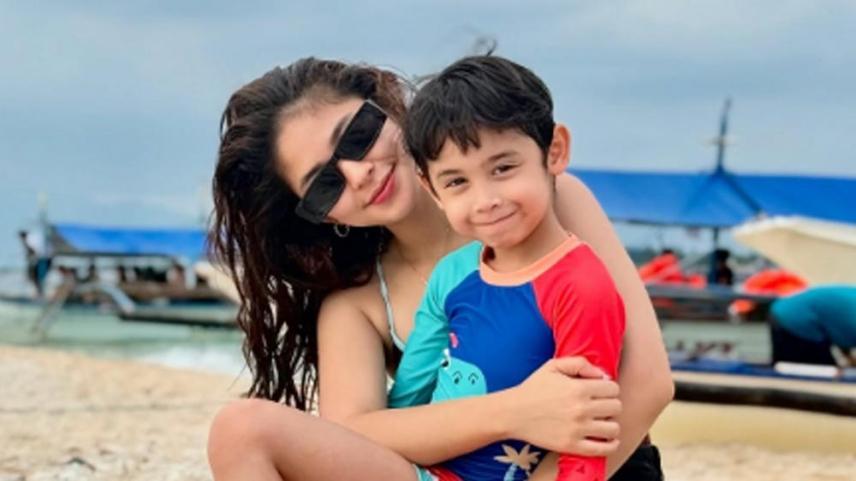 Loisa Andalio and Lucas Andalio