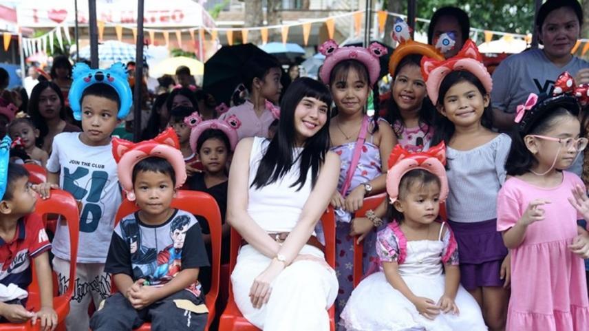 Ashley Ortega outreach program in Rizal