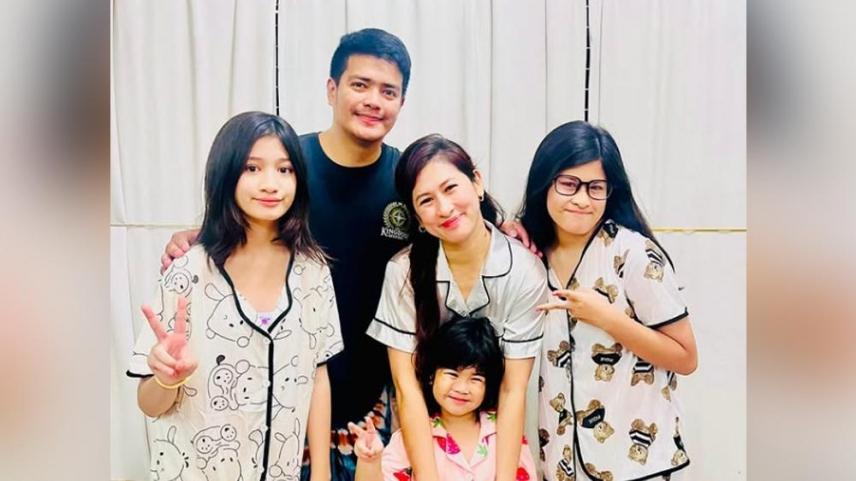 Izzy Trazona Aragon and family