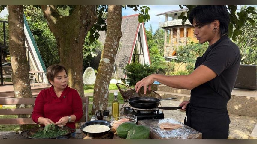Susan Enriquez and Chef JR Royol